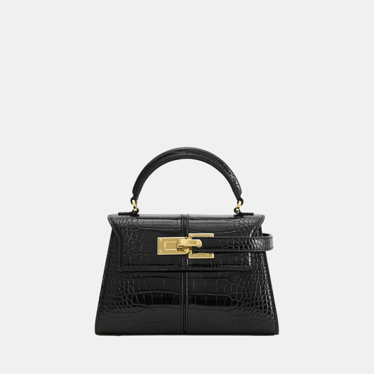 Buy JW Pei Elise Top Handle Bag (Black Croc) in Pakistan