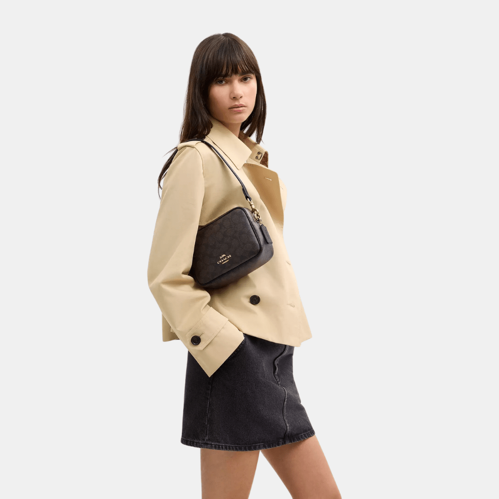 Buy Coach Mini Carey Crossbody Bag In Signature Canvas in Pakistan