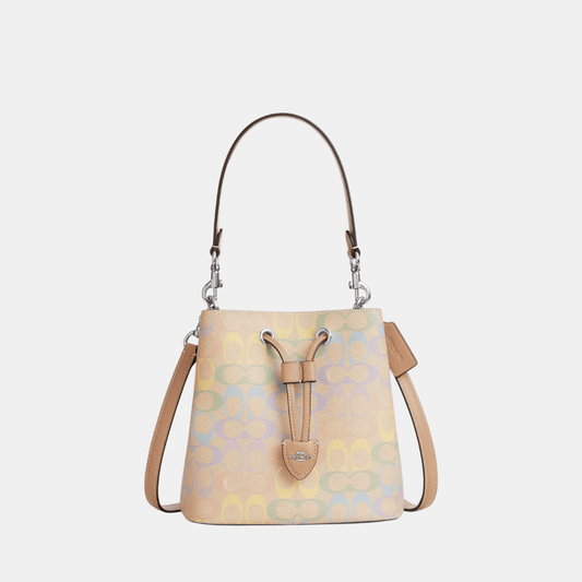 Buy Coach Rowan Bucket Bag In Rainbow Signature Canvas in Pakistan