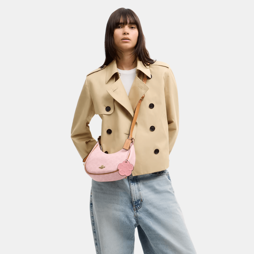 Buy Coach Emily Shoulder Bag In Signature Canvas With Charms in Pakistan