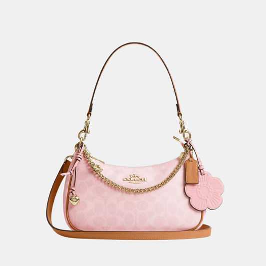 Buy Coach Teri Shoulder Bag In Signature Canvas With Charms in Pakistan