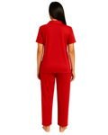 Buy Sajiero Silk Pajama Suit - Night Nest in Pakistan