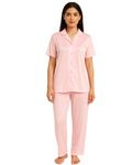 Buy Sajiero Silk Pajama Suit - Night Nest in Pakistan