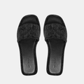 Buy Tory Burch Pavé Double T Sport Slide (Perfect Black/Jet) in Pakistan