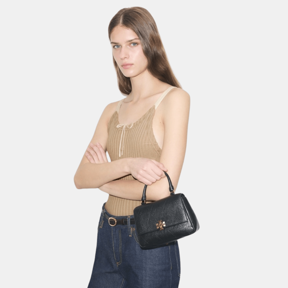 Buy Tory Burch Mini Charlie Quilted Top-Handle Crossbody in Pakistan