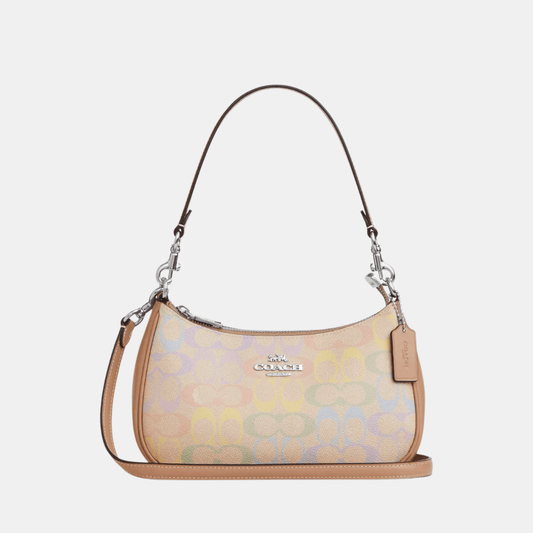 Buy Coach Teri Shoulder Bag In Rainbow Signature Canvas in Pakistan