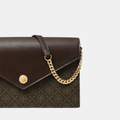 Buy Tory Burch T Monogram Coasted Canvas Envelope Crossbody (French Press) in Pakistan