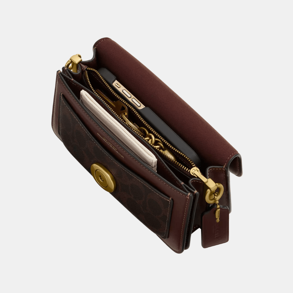 Buy Coach Tabby 20 Shoulder Bag In Signature Canvas (Maple) in Pakistan