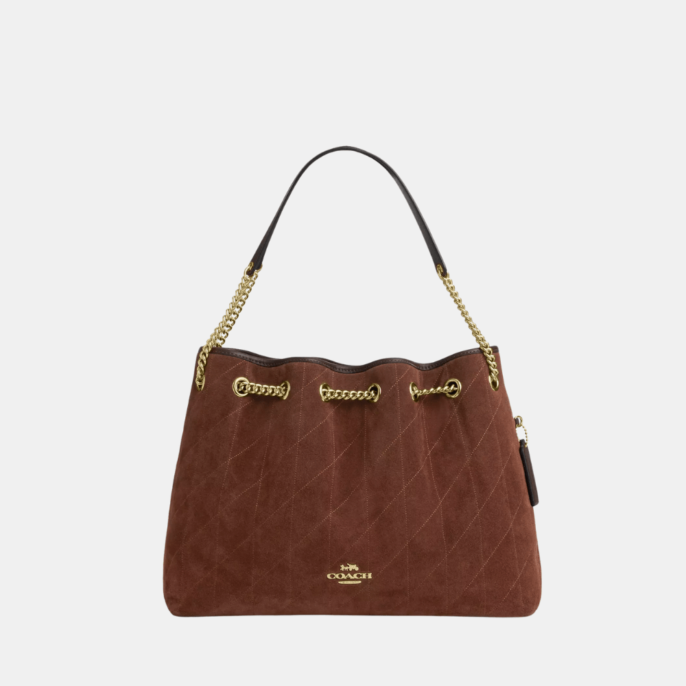Buy Coach Evelyn Shoulder Bag With Quilting (Vintage Brown) in Pakistan