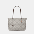 Buy Tory Burch T Monogram Small Zip Tote (Gray) in Pakistan