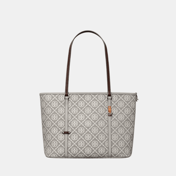 Buy Tory Burch T Monogram Small Zip Tote (Gray) in Pakistan