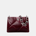 Buy Tory Burch Small Kira Diamond Quilt Distressed Shoulder Bag (Dark Carmine) in Pakistan