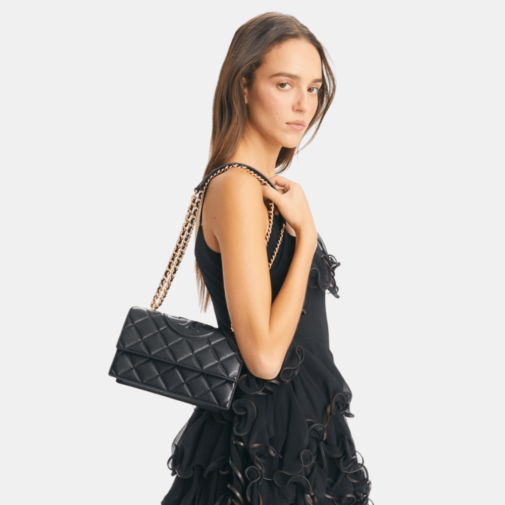 Buy Tory Burch Small Fleming Shoulder Bag (Black) in Pakistan