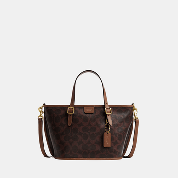 Buy Coach Taxi 21 Tote Bag In Signature Canvas (Maple Sable) in Pakistan