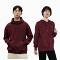 Buy Basic Loose Fit Hoodie - Burgundy in Pakistan