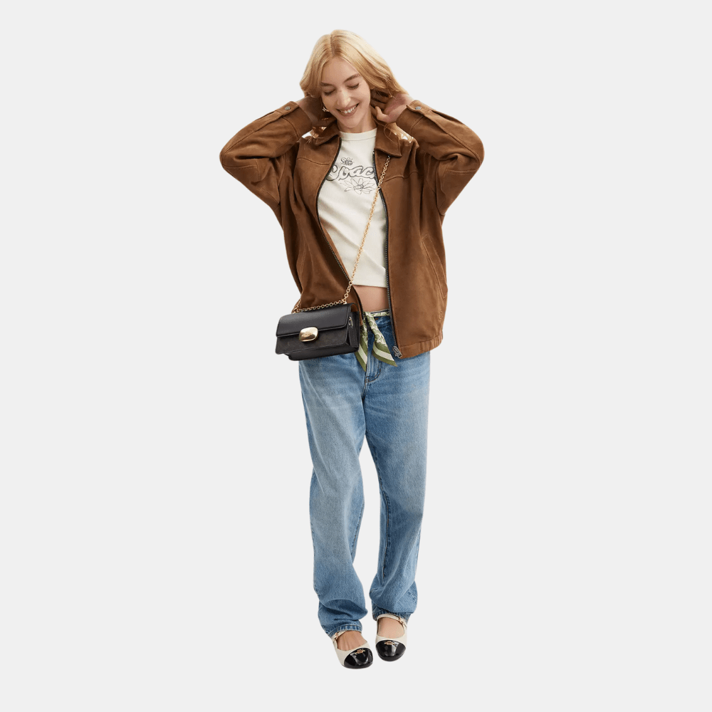 Buy Coach Eliza Flap Crossbody Bag In Signature Canvas in Pakistan