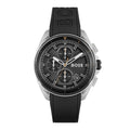 Buy Hugo Boss Chrono Volane Dial Black Silicone Watch for Men - 1513953 in Pakistan