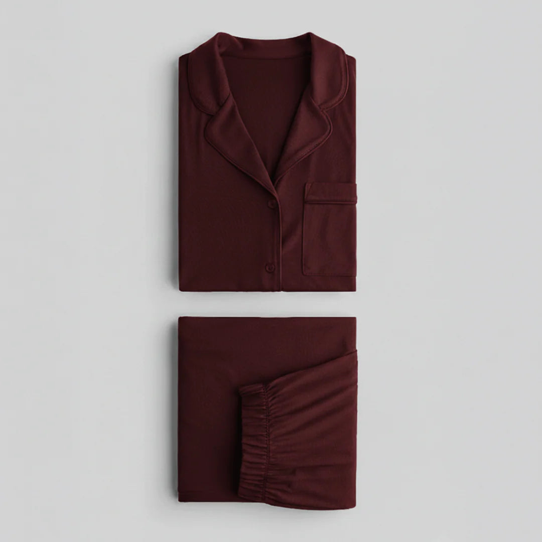 Buy Cloud Pajama Set - Maroon in Pakistan