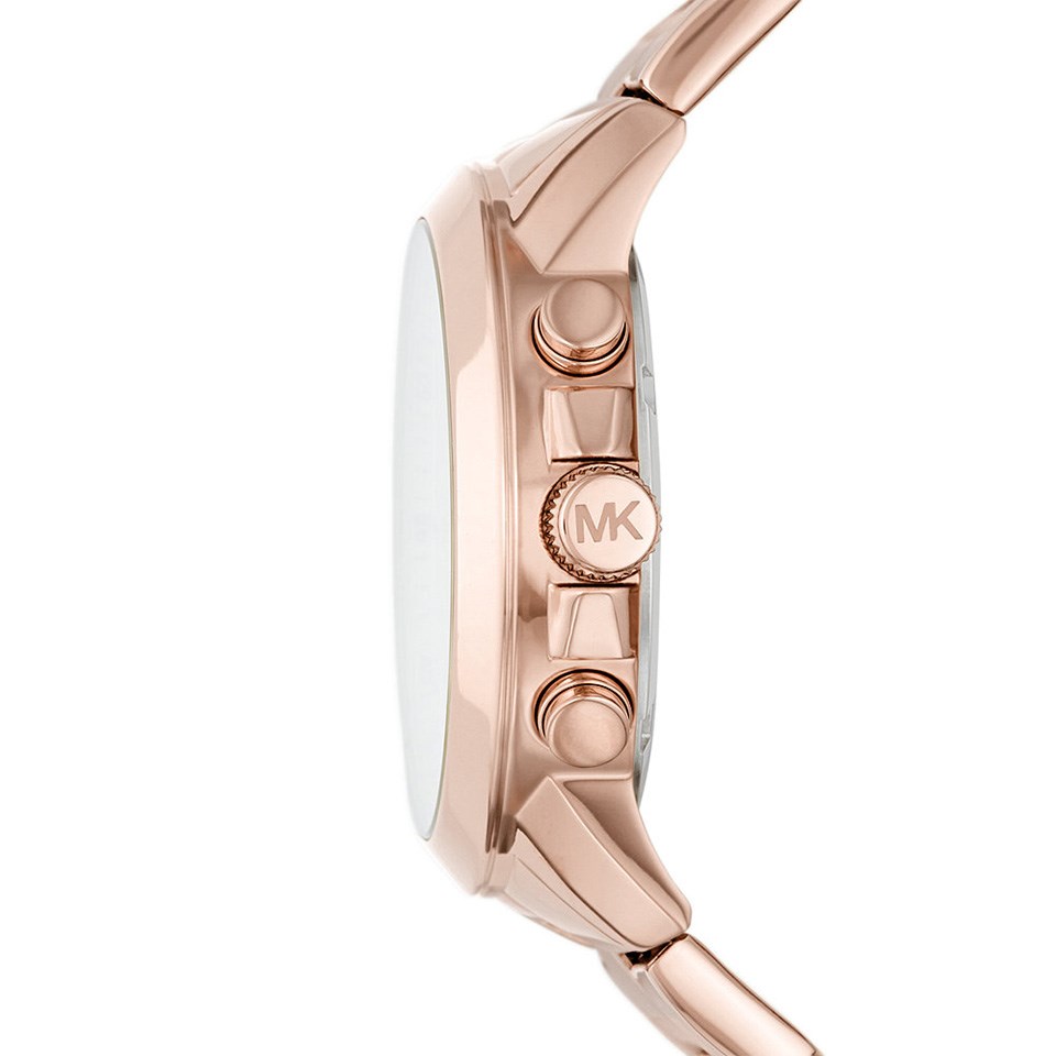 Buy Michael Kors Runway Rose Gold Stainless Steel Rose Gold Dial Chronograph Quartz Watch For Ladies - Mk5778 in Pakistan