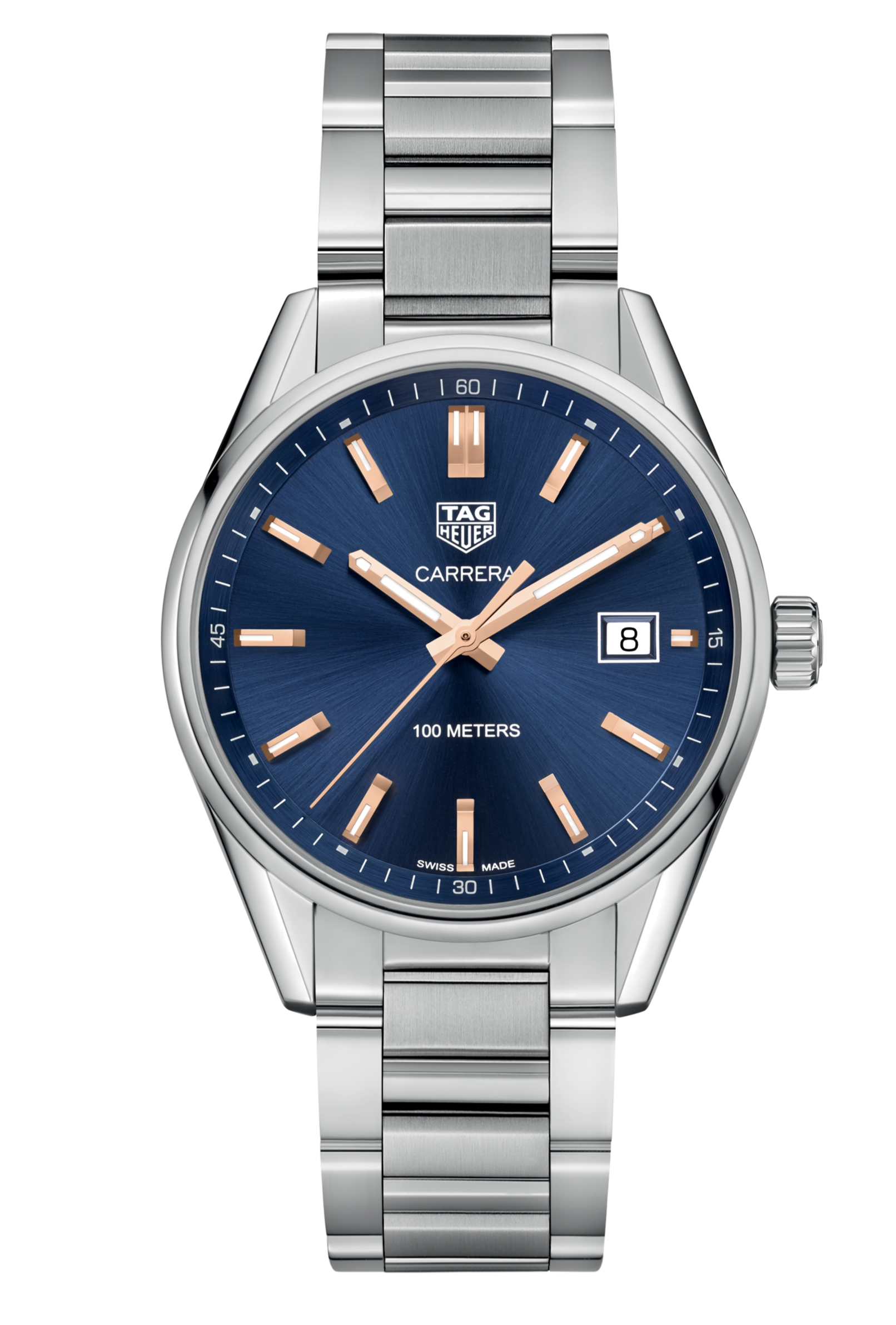 Buy Tag Heuer Carrera Blue Dial Silver Steel Strap Watch for Women - WAR1112.BA0601 in Pakistan