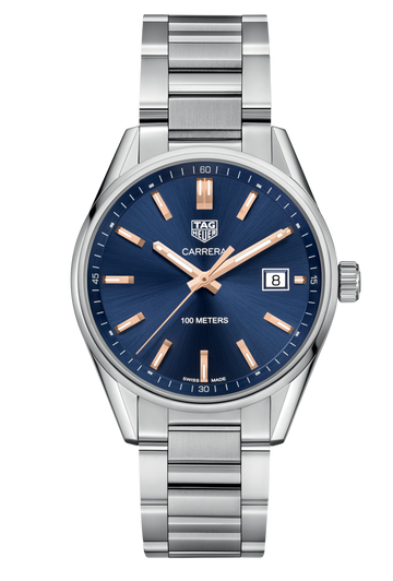 Buy Tag Heuer Carrera Blue Dial Silver Steel Strap Watch for Women - WAR1112.BA0601 in Pakistan