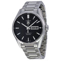 Buy Tag Heuer Carrera Calibre 5 Black Dial Silver Steel Strap Watch for Men - WAR201A.BA0723 in Pakistan