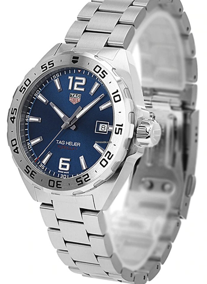 Buy Tag Heuer Formula 1 Quartz Blue Dial Silver Steel Strap Watch for Men - WAZ1118.BA0875 in Pakistan