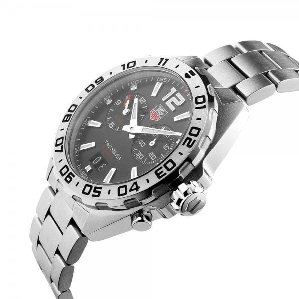 Buy Tag Heuer Formula 1 Black Dial Silver Steel Strap Watch for Men - WAZ111A.BA0875 in Pakistan