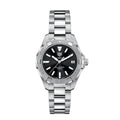 Buy Tag Heuer Aquaracer Black Dial Silver Steel Strap Watch for Women - WBD1310.BA0740 in Pakistan