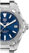 Buy Tag Heuer Aquaracer Blue Dial Silver Steel Strap Watch for Women - WBD1312.BA0740 in Pakistan