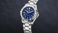 Buy Tag Heuer Aquaracer Blue Dial Silver Steel Strap Watch for Women - WBD1312.BA0740 in Pakistan