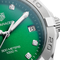 Buy Tag Heuer Aquaracer Green Dial with Diamonds Silver Steel Strap Watch for Women - WBD1316.BA0740 in Pakistan