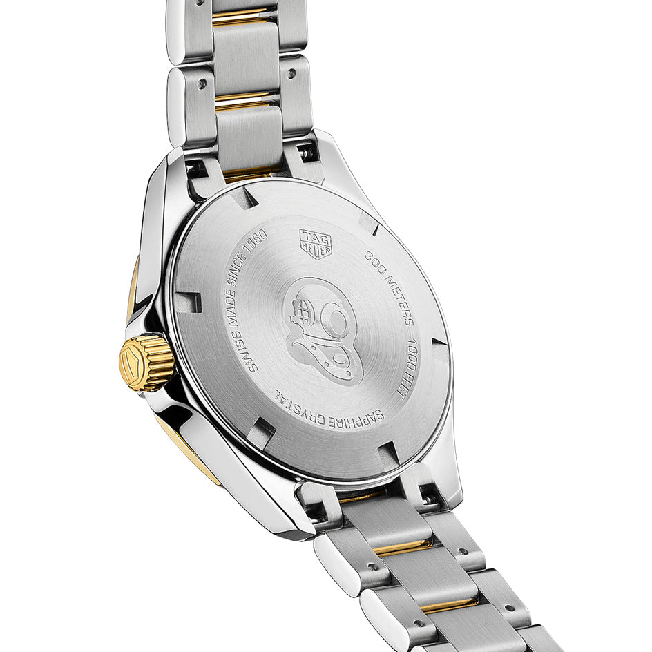Buy Tag Heuer Aquaracer Mother of Pearl Dial Two Tone Steel Strap Watch for Women - WBD1323.BB0320 in Pakistan