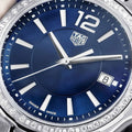 Buy Tag Heuer Formula 1 Quartz Blue Dial with Diamonds Silver Steel Strap Watch for for Women - WBJ1316.BA0666 in Pakistan