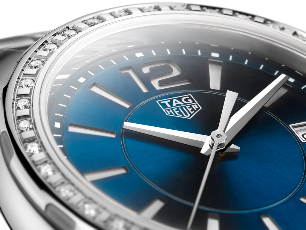 Buy Tag Heuer Formula 1 Quartz Blue Dial with Diamonds Silver Steel Strap Watch for for Women - WBJ1316.BA0666 in Pakistan