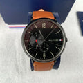 Buy Tommy Hilfiger Men's Quartz Leather Strap Black Dial 40mm Watch - 1791510 in Pakistan