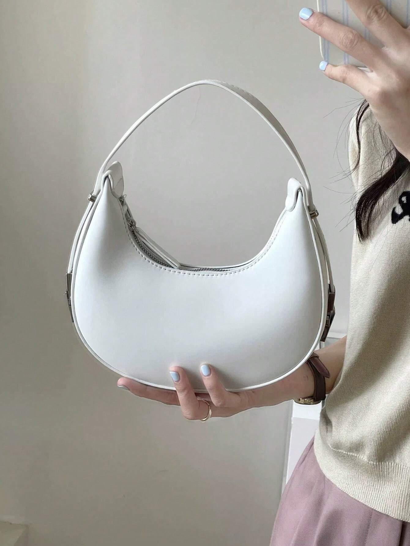Buy SHEIN Casual Minimalist Hobo Bag in Pakistan