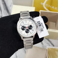 Buy Michael Kors Chronograph Silver Stainless Steel White Dial Watch for Men - Mk8968 in Pakistan