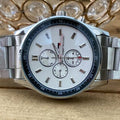 Buy Tommy Hilfiger Mens Quartz Stainless Steel White Dial 44mm Watch - 1791227 in Pakistan