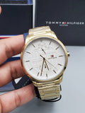 Buy Tommy Hilfiger Mens Quartz Stainless Steel White Dial 44mm Watch - 1791609 in Pakistan