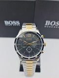 Buy Hugo Boss Mens Chronograph Quartz Stainless Steel Black Dial 44mm Watch - 1513529 in Pakistan