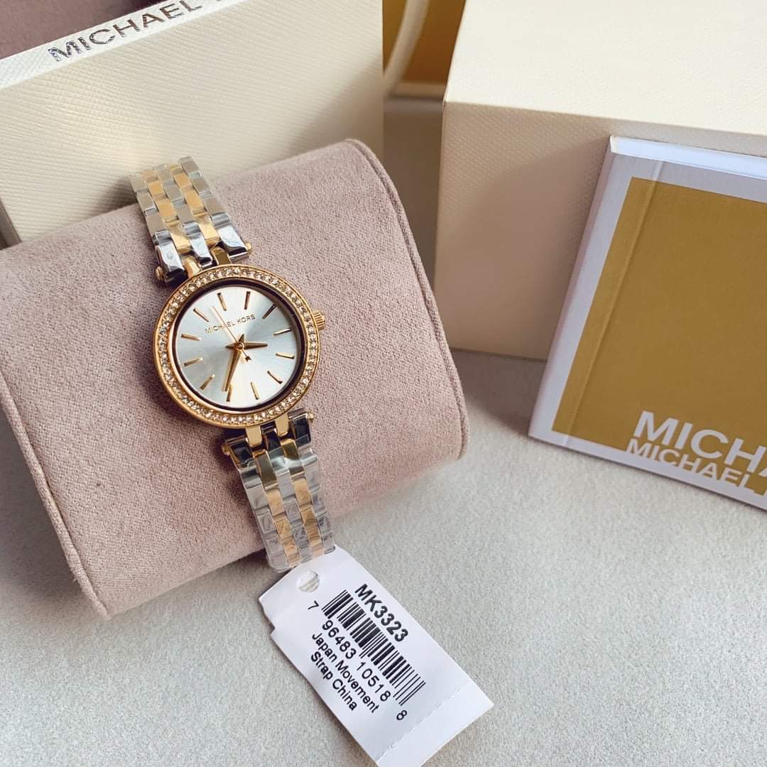 Buy Michael Kors Womens Quartz Stainless Steel Silver Dial 26mm Watch - Mk3323 in Pakistan