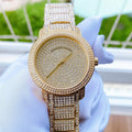 Buy Michael Kors Glitz Gold Diamonds Dial Gold Steel Strap Watch for Women - MK6547 in Pakistan