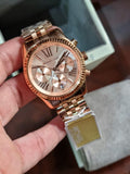 Buy Michael Kors Womens Chronograph Quartz Stainless Steel Rose Gold Dial 38mm Watch - Mk5569 in Pakistan