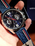 Buy Tommy Hilfiger Mens Quartz Blue Silicone Strap Blue Dial 46mm Watch - 1791476 in Pakistan