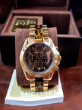 Buy Michael Kors Bradshaw Chronograph Tortoise Shell Brown Dial Ladies Watch - Mk5696 in Pakistan