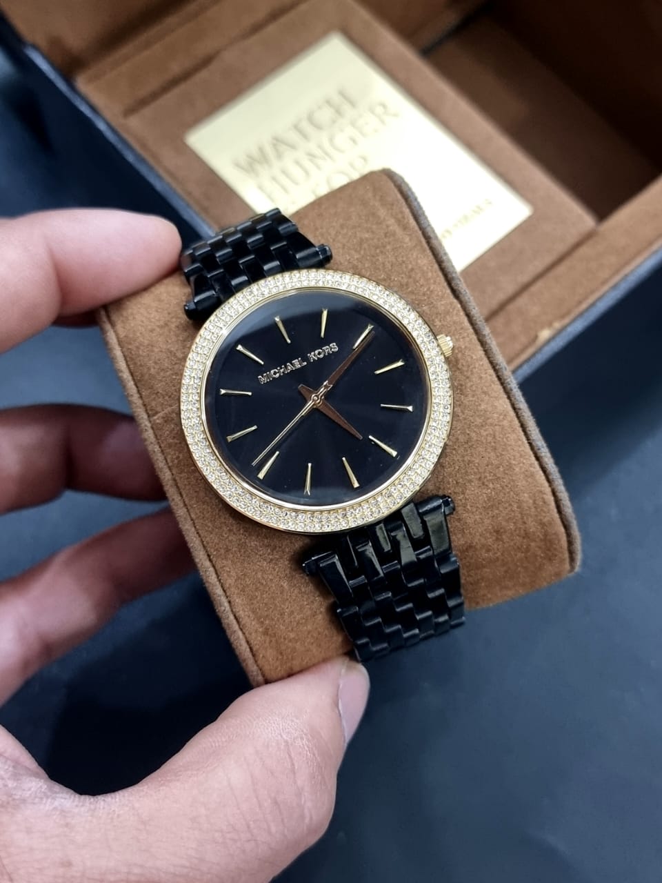 Buy Michael Kors Womens Quartz Stainless Steel Black Dial 37mm Watch - Mk3322 in Pakistan