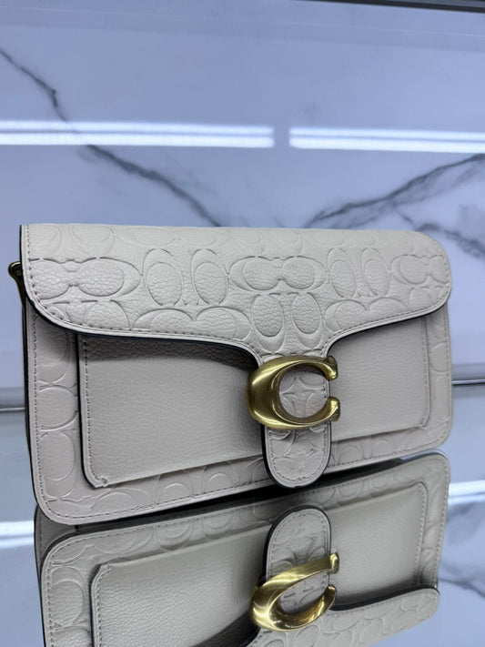 Buy Coach Tabby Monogram Shoulder Bag - White Chalk in Pakistan