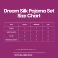 Buy Sajiero Silk Sleeveless Pj Suit - Dream Silk in Pakistan