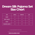 Buy Sajiero Silk Sleeveless Pj Suit - Dreamy Butterfly in Pakistan